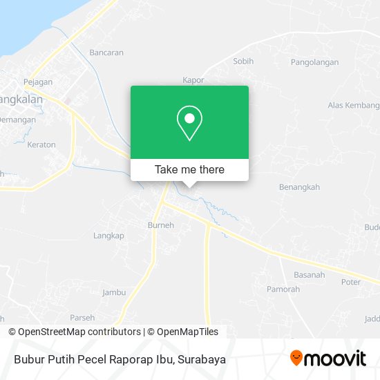 Bubur Putih Pecel Raporap Ibu map