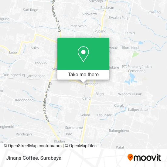 Jinans Coffee map