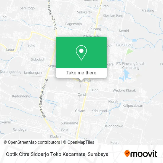 Optik Citra Sidoarjo Toko Kacamata map