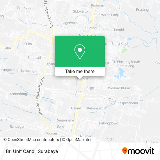 Bri Unit Candi map
