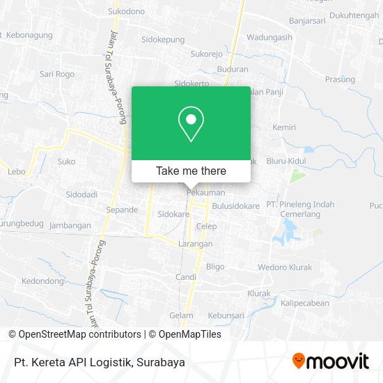 Pt. Kereta API Logistik map