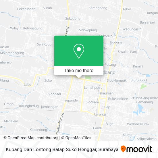 Kupang Dan Lontong Balap Suko Henggar map