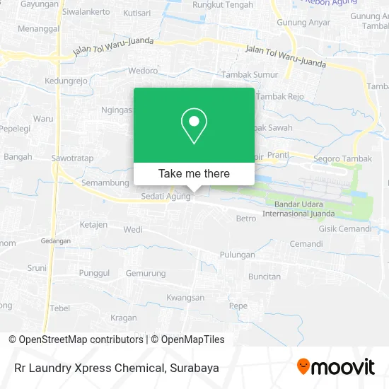 Rr Laundry Xpress Chemical map