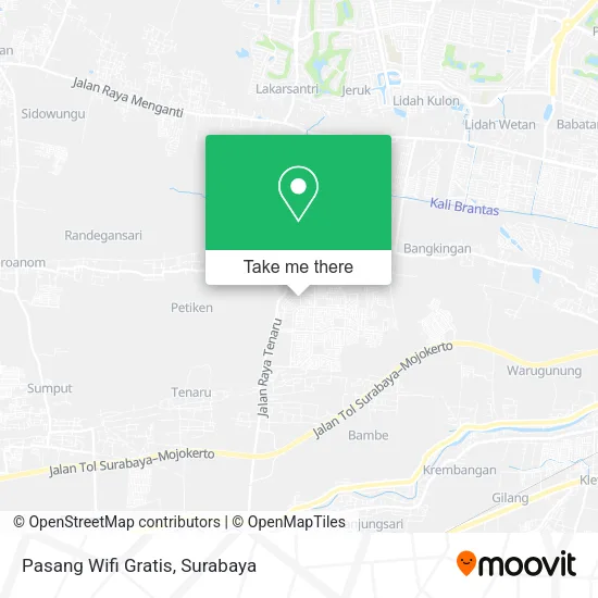 Pasang Wifi Gratis map