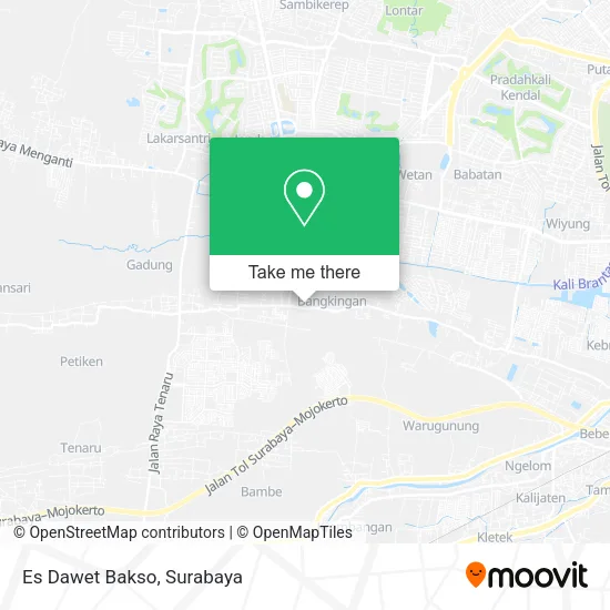 Es Dawet Bakso map