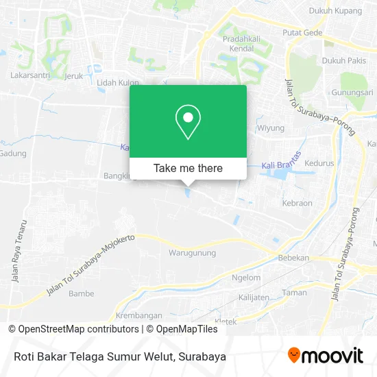 Roti Bakar Telaga Sumur Welut map