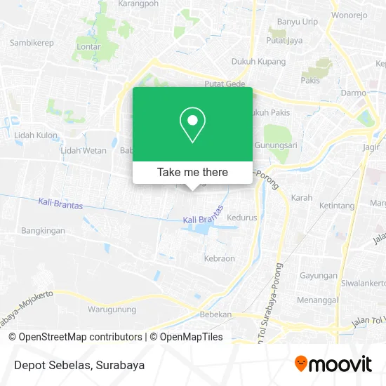 Depot Sebelas map