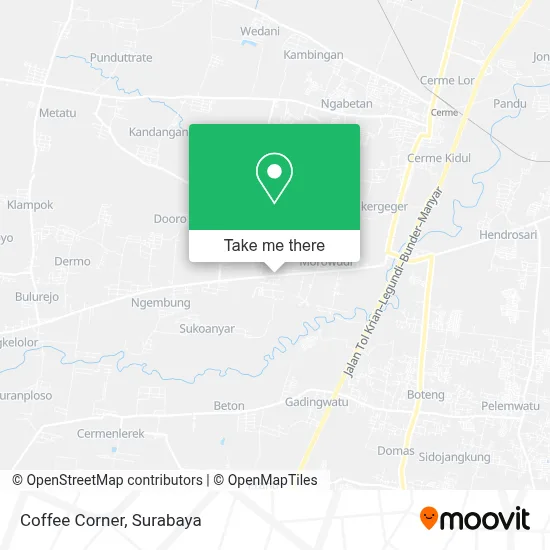 Coffee Corner map