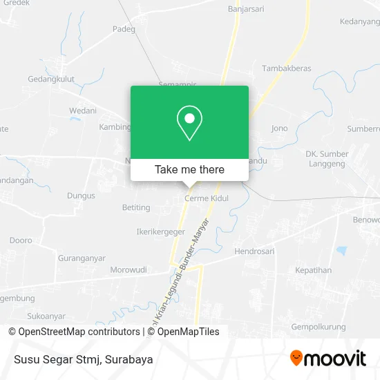 Susu Segar Stmj map
