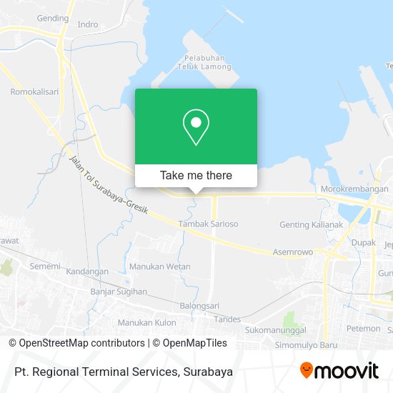 Pt. Regional Terminal Services map