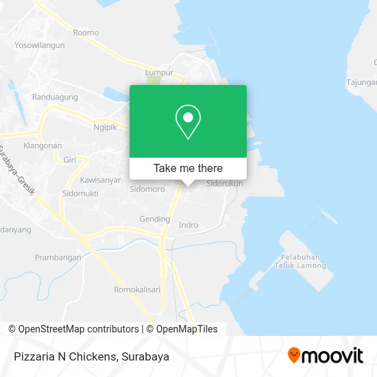 Pizzaria N Chickens map