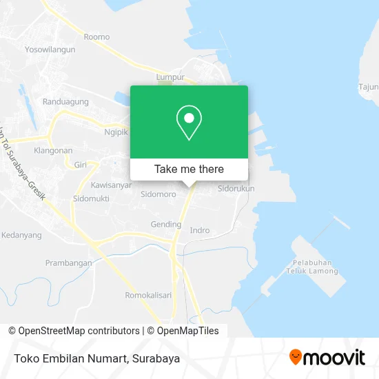 Toko Embilan Numart map