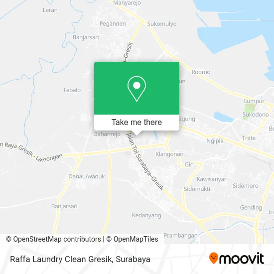 Raffa Laundry Clean Gresik map