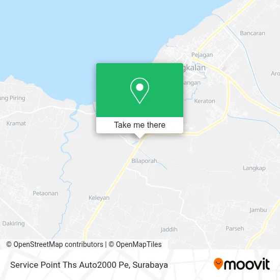 Service Point Ths Auto2000 Pe map