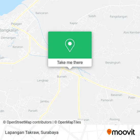 Lapangan Takraw map