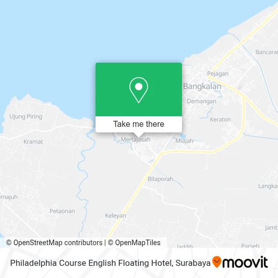 Philadelphia Course English Floating Hotel map