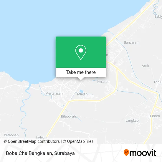 Boba Cha Bangkalan map