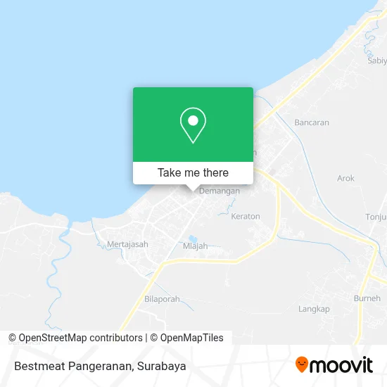 Bestmeat Pangeranan map