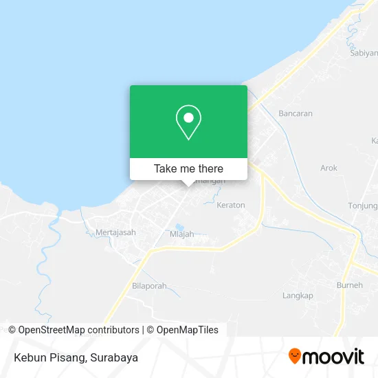 Kebun Pisang map