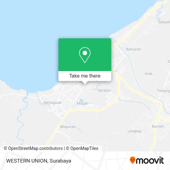 WESTERN UNION map