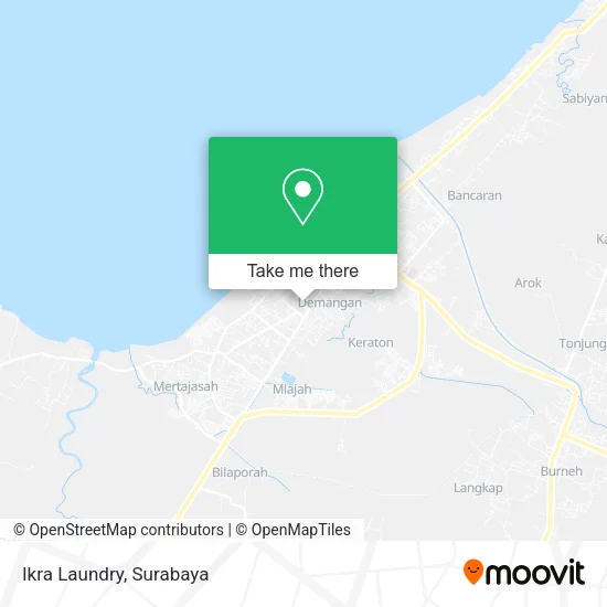 Ikra Laundry map