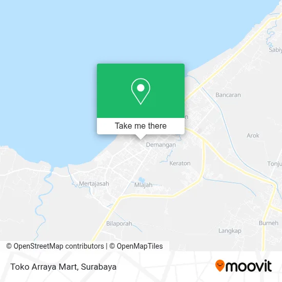 Toko Arraya Mart map