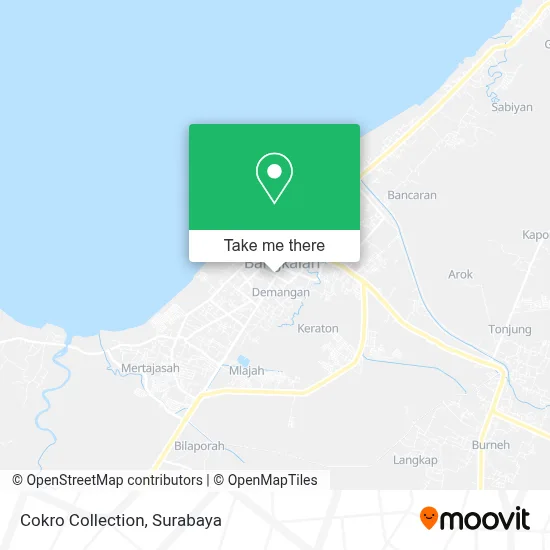 Cokro Collection map