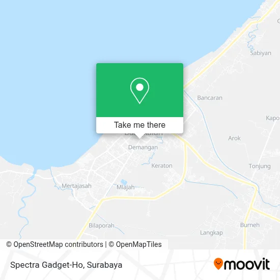 Spectra Gadget-Ho map