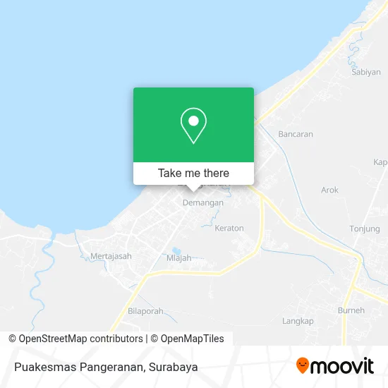 Puakesmas Pangeranan map