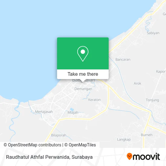 Raudhatul Athfal Perwanida map