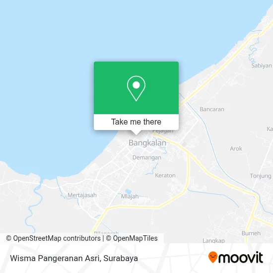 Wisma Pangeranan Asri map