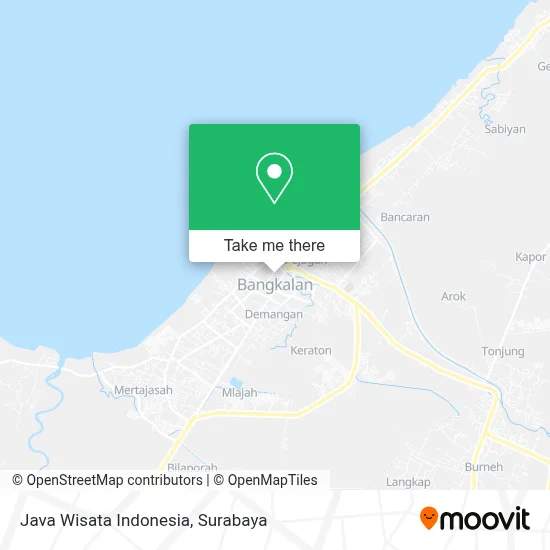 Java Wisata Indonesia map