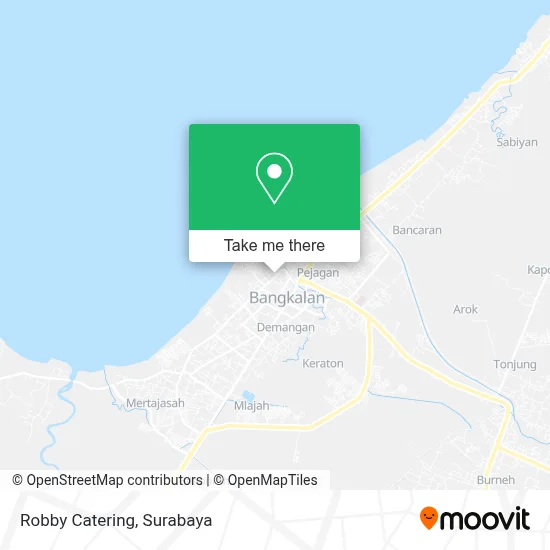 Robby Catering map