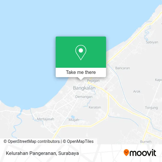 Kelurahan Pangeranan map