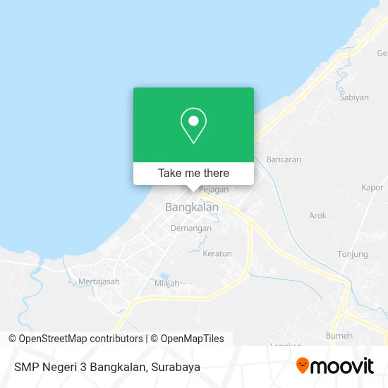 SMP Negeri 3 Bangkalan map