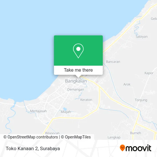 Toko Kanaan 2 map