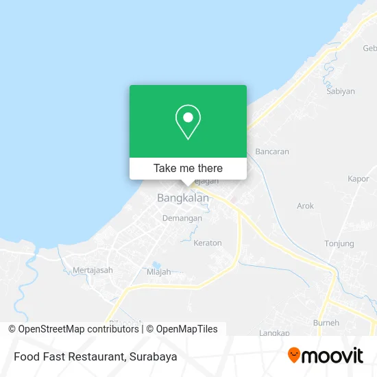 Food Fast Restaurant map