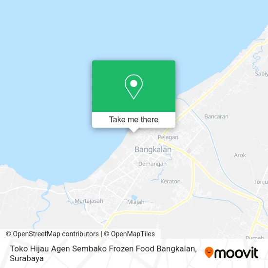 Toko Hijau Agen Sembako Frozen Food Bangkalan map