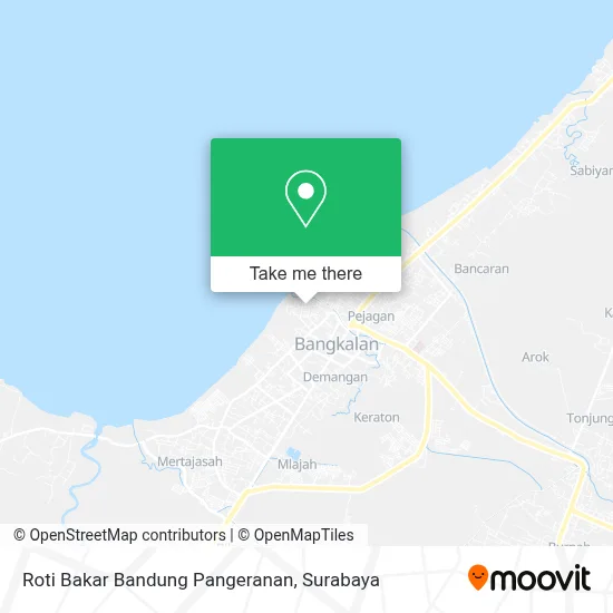 Roti Bakar Bandung Pangeranan map
