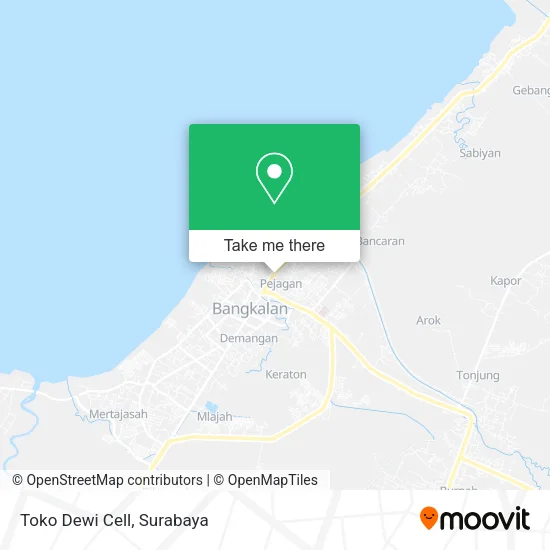 Toko Dewi Cell map