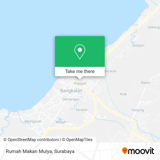 Rumah Makan Mulya map