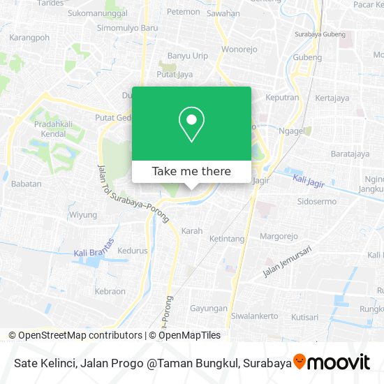 Sate Kelinci, Jalan Progo @Taman Bungkul map