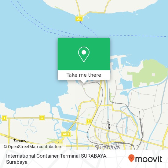 International Container Terminal SURABAYA map