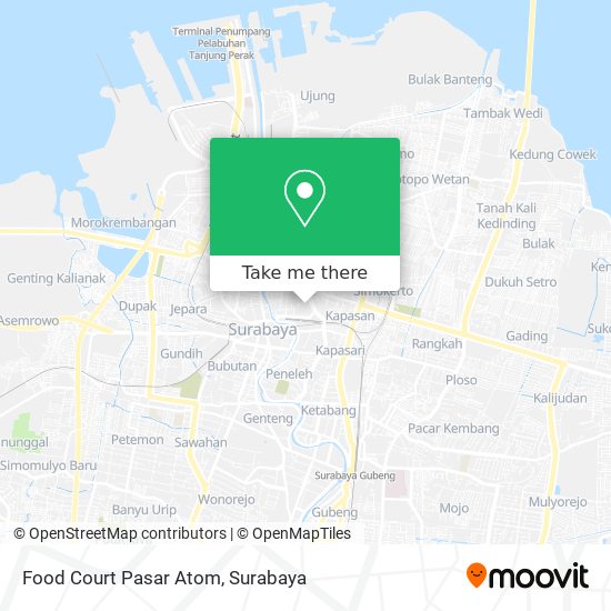 Food Court Pasar Atom map