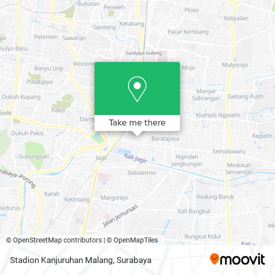 Stadion Kanjuruhan Malang map