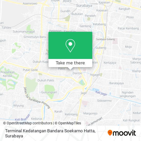 Terminal Kedatangan Bandara Soekarno Hatta map