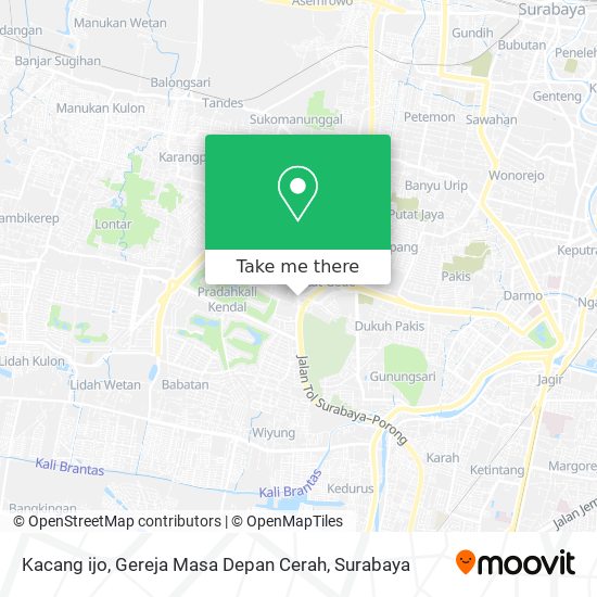 Kacang ijo, Gereja Masa Depan Cerah map