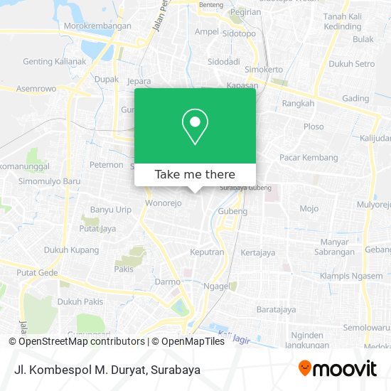 Jl. Kombespol M. Duryat map