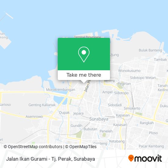 Jalan Ikan Gurami - Tj. Perak map