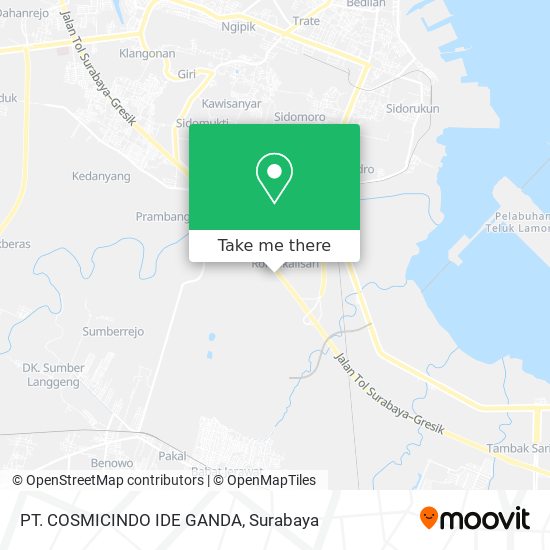 PT. COSMICINDO IDE GANDA map